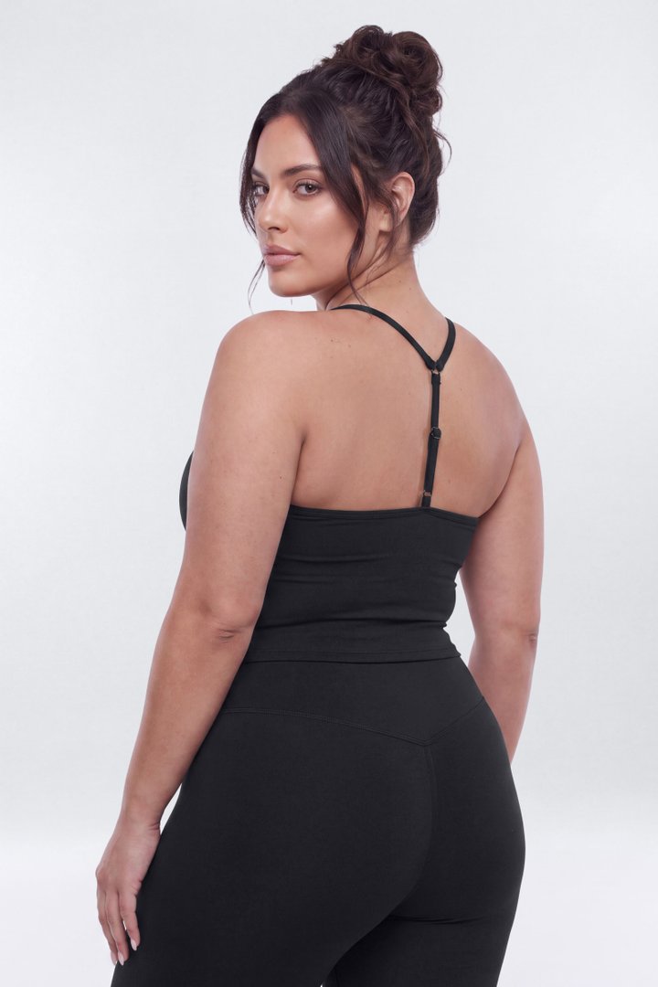 CloudForm™ Y Back Sports Top - Black