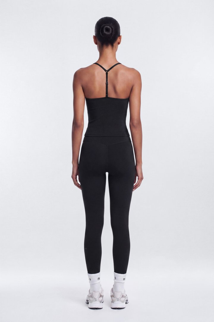 CloudForm™ Y Back Sports Top - Black