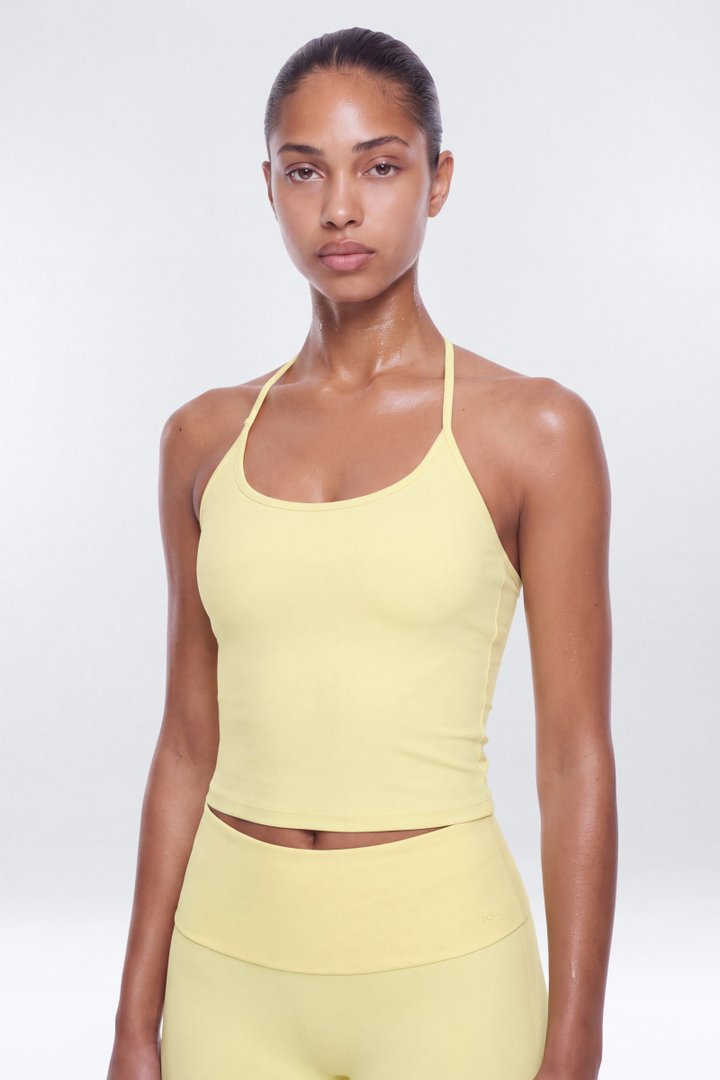 ButterSoft Adjustable Halter Tank - Soft Yellow