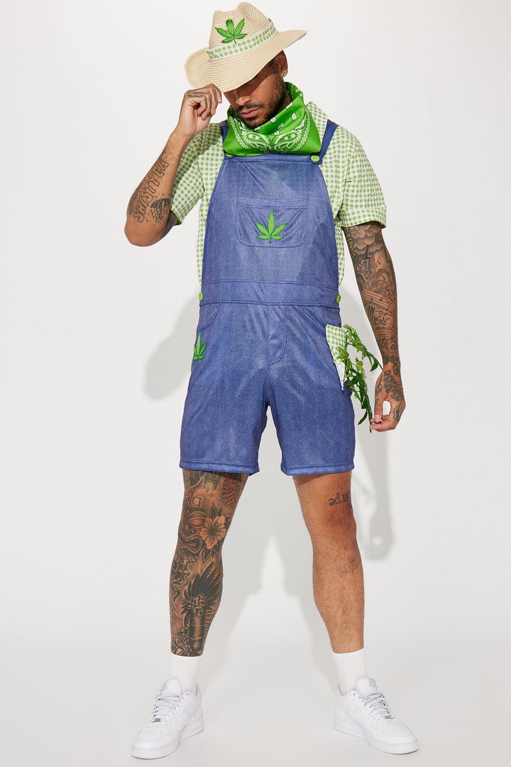 Green Thumb Farmer 6 Piece Costume Set - Green