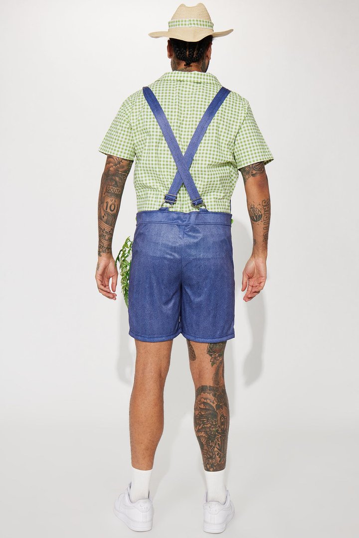 Green Thumb Farmer 6 Piece Costume Set - Green