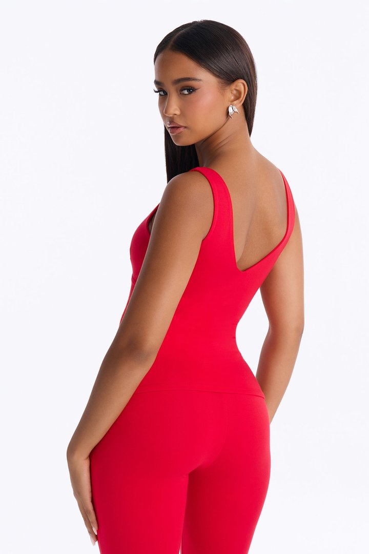 Arcadia Premium Modal Tank Top - Red