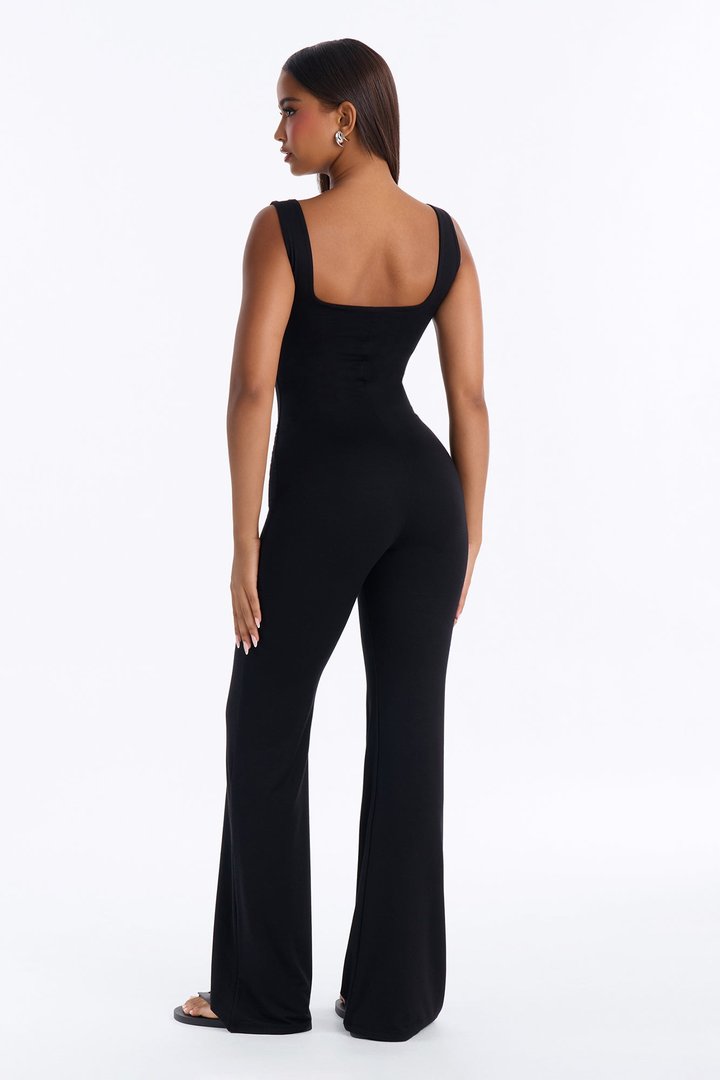 Shelly Premium Modal Jumpsuit - Black