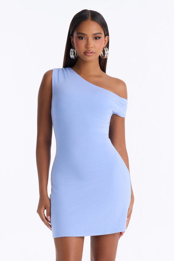 Jordan Premium Modal Mini Dress - SkyBlue