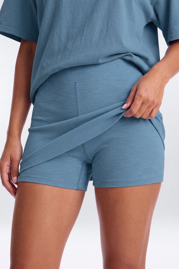 CottonFlex™ Mini Sports Skort - Soft Indigo