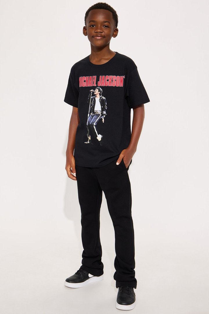 Mini Michael Jackson Startin' Somethin' Short Sleeve Tee - Black