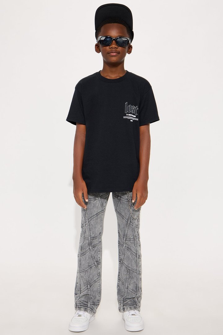 Mini Lost In Destruction Short Sleeve Tee - Black