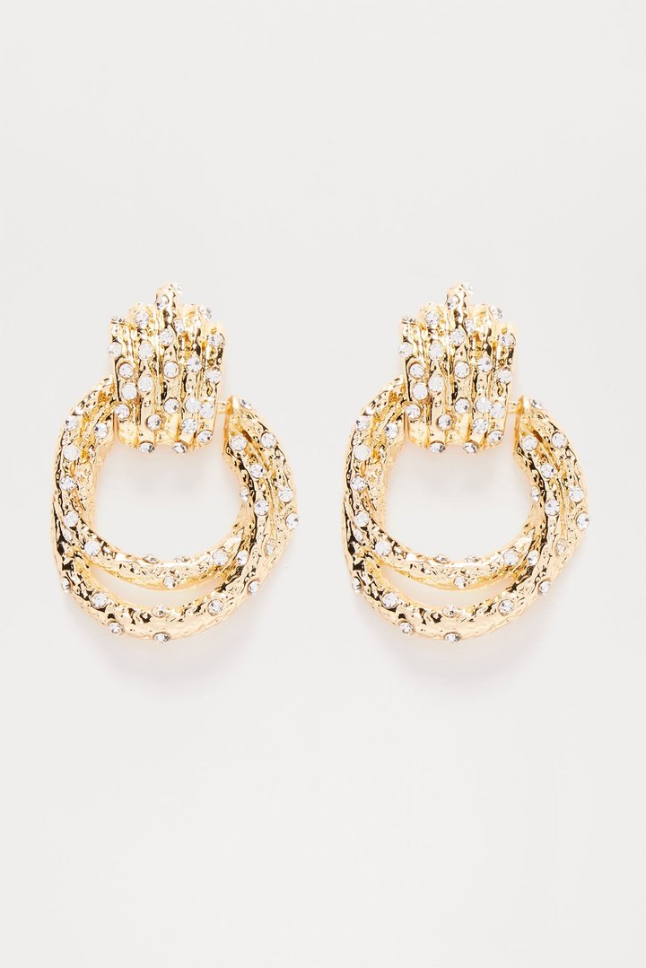 Live Your Best Life Earrings - Gold