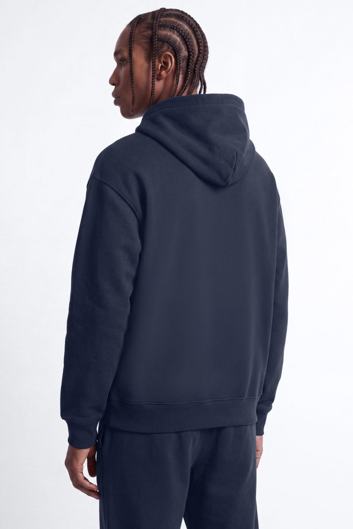410 Oversized Zip Hoodie - Navy