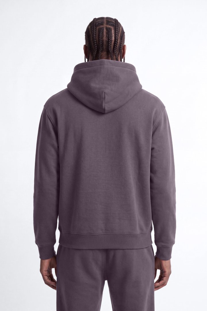 410 Oversized Zip Hoodie - Purple