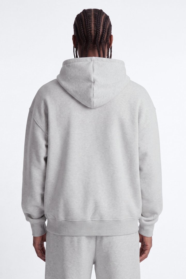 410 Oversized Hoodie - Heather Grey