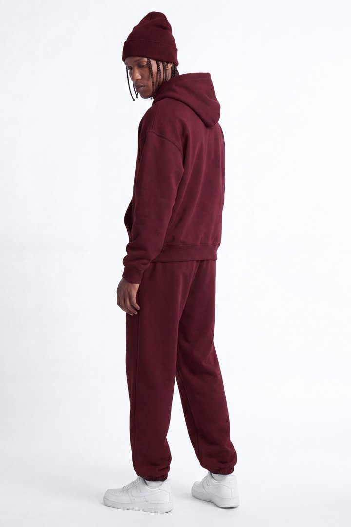 410 Relaxed Jogger - Burgundy