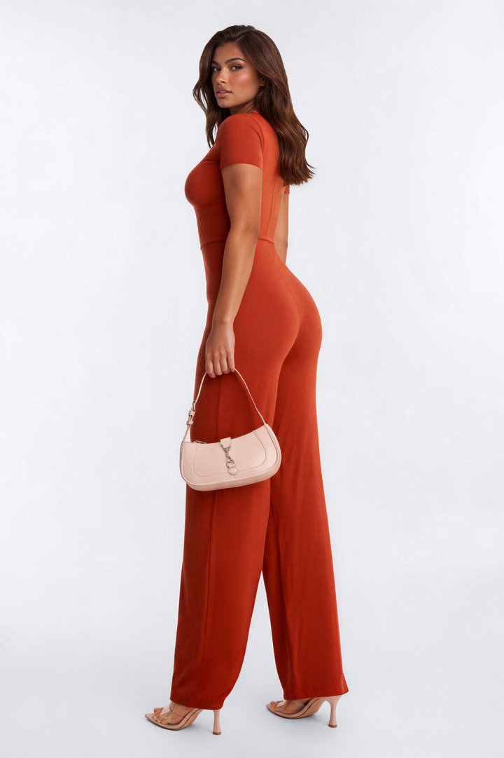 Perfect Weekend Jumpsuit - Rust