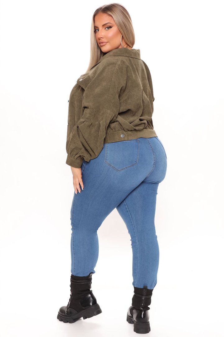 Road Tripping Corduroy Jacket - Olive