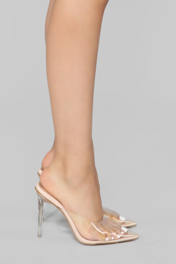 Lucite Of You Mule Pump - Clear