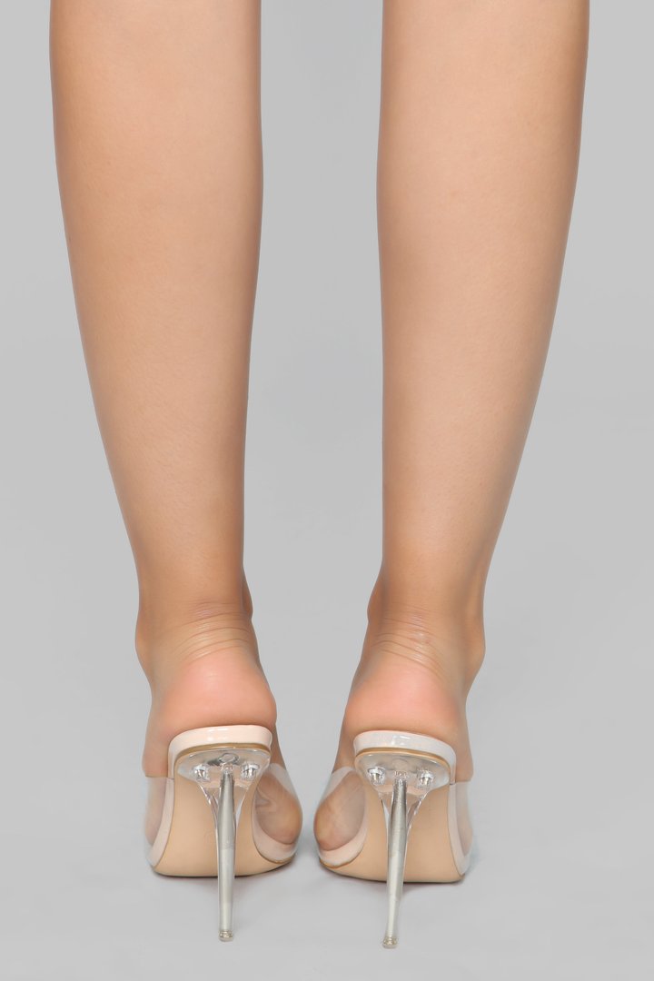 Lucite Of You Mule Pump - Clear