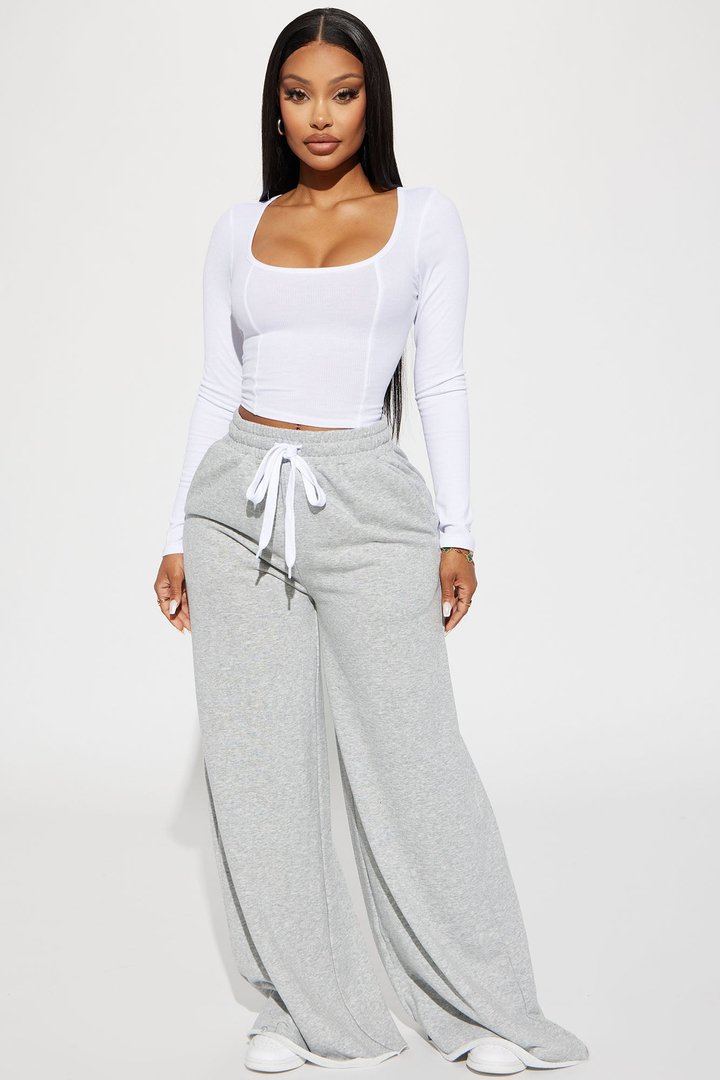 My Turn Again Lounge Pant - Heather Grey