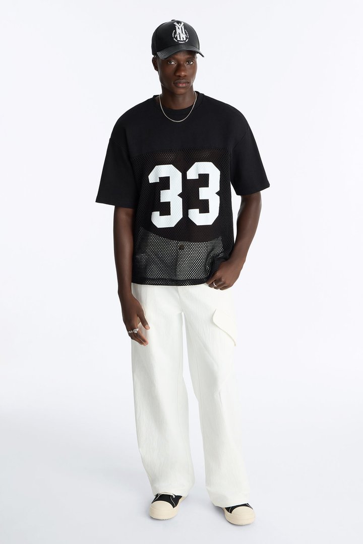 Cargo Wide Leg Tech Pant - White