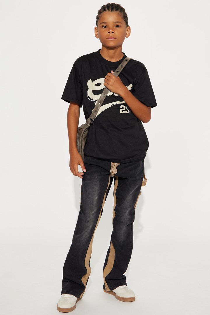 Mini Baseball Goat SS Tee - Black
