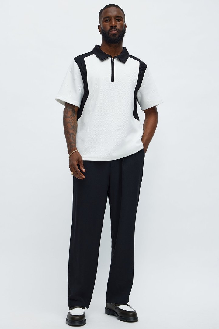 Millionaire Mindset Polo - Cream/combo