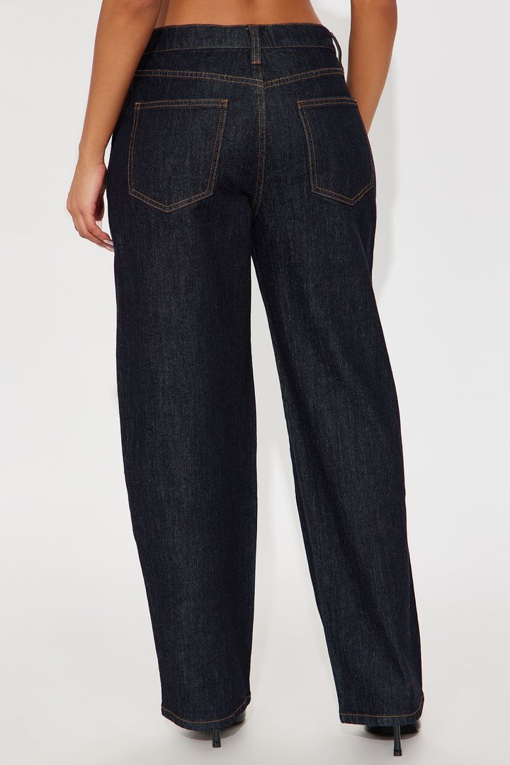 Astoria Stretch Straight Leg Jeans - Dark Wash