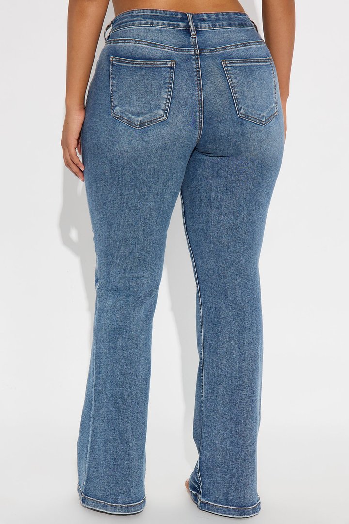 Tall Can't Compete Low Rise Stretch Bootcut Jean - Medium Wash