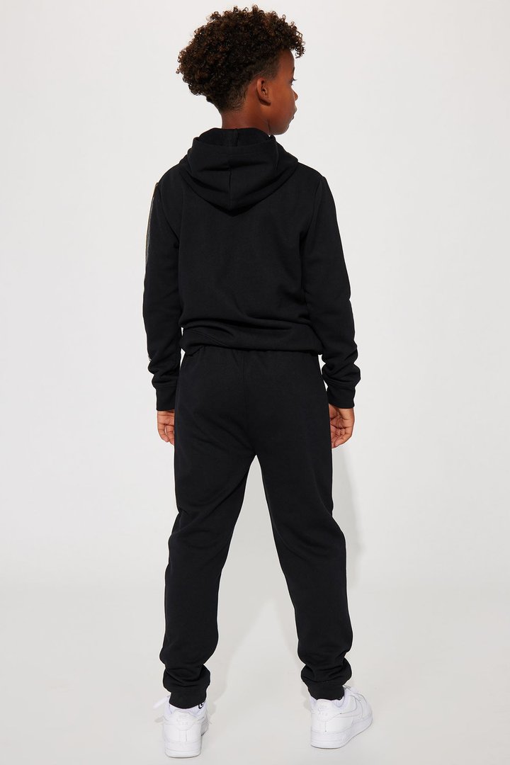 Mini Sonic Gotta Go Fast Fleece Jogger Set - Black