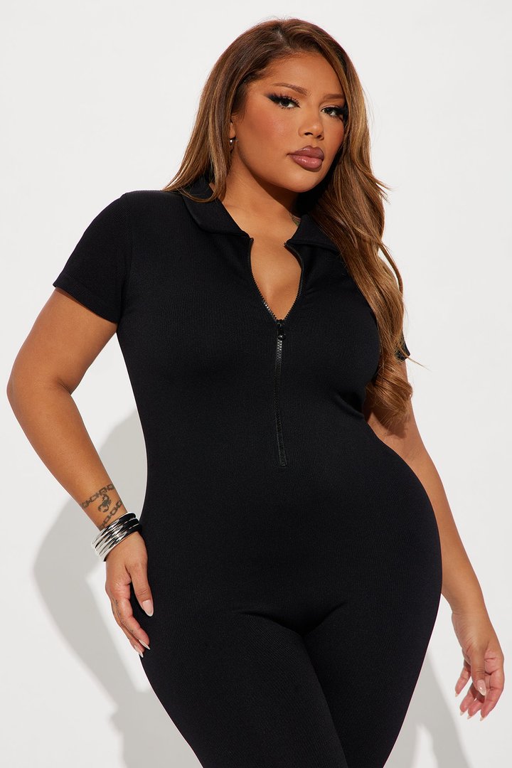 McKay Seamless Jumpsuit - Black