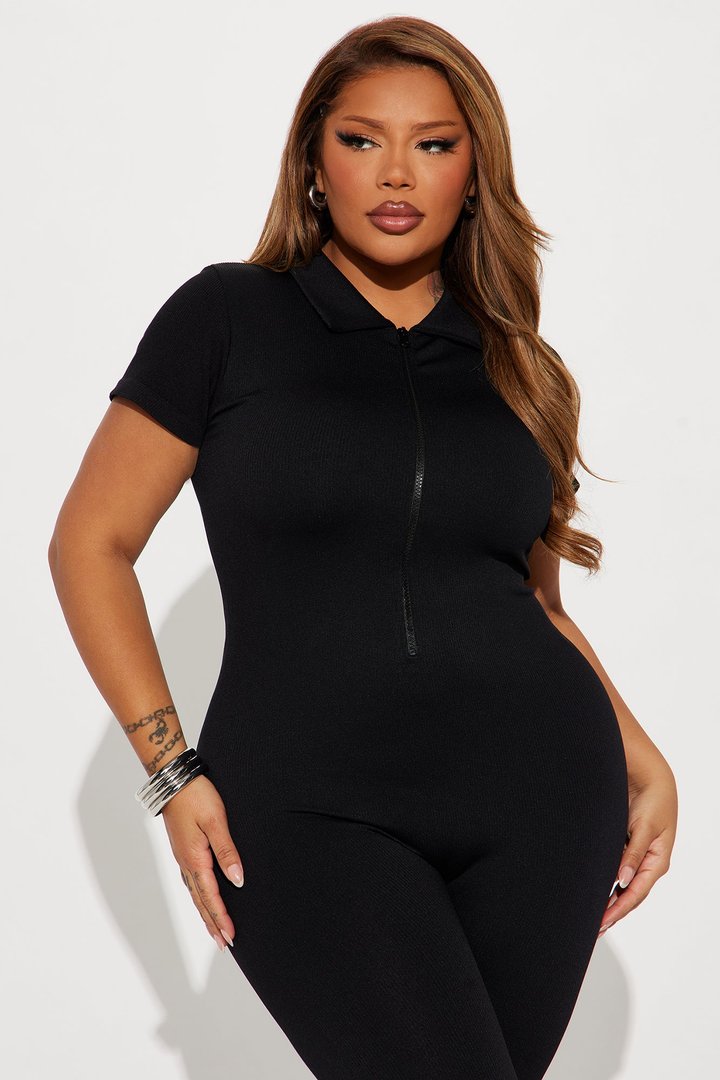 McKay Seamless Jumpsuit - Black