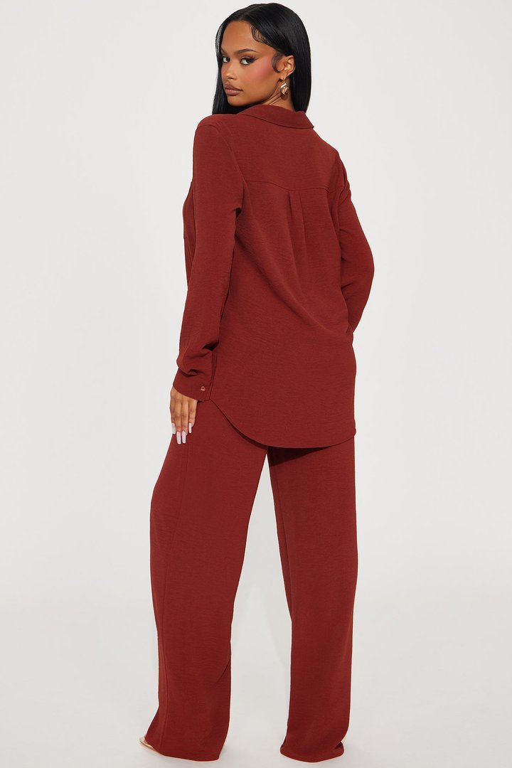 Makenzie Pant Set - Rust