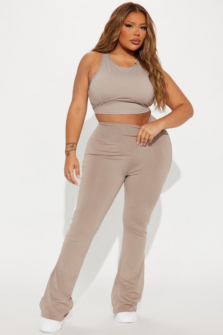 Break A Sweat Active Yoga Pant - Taupe