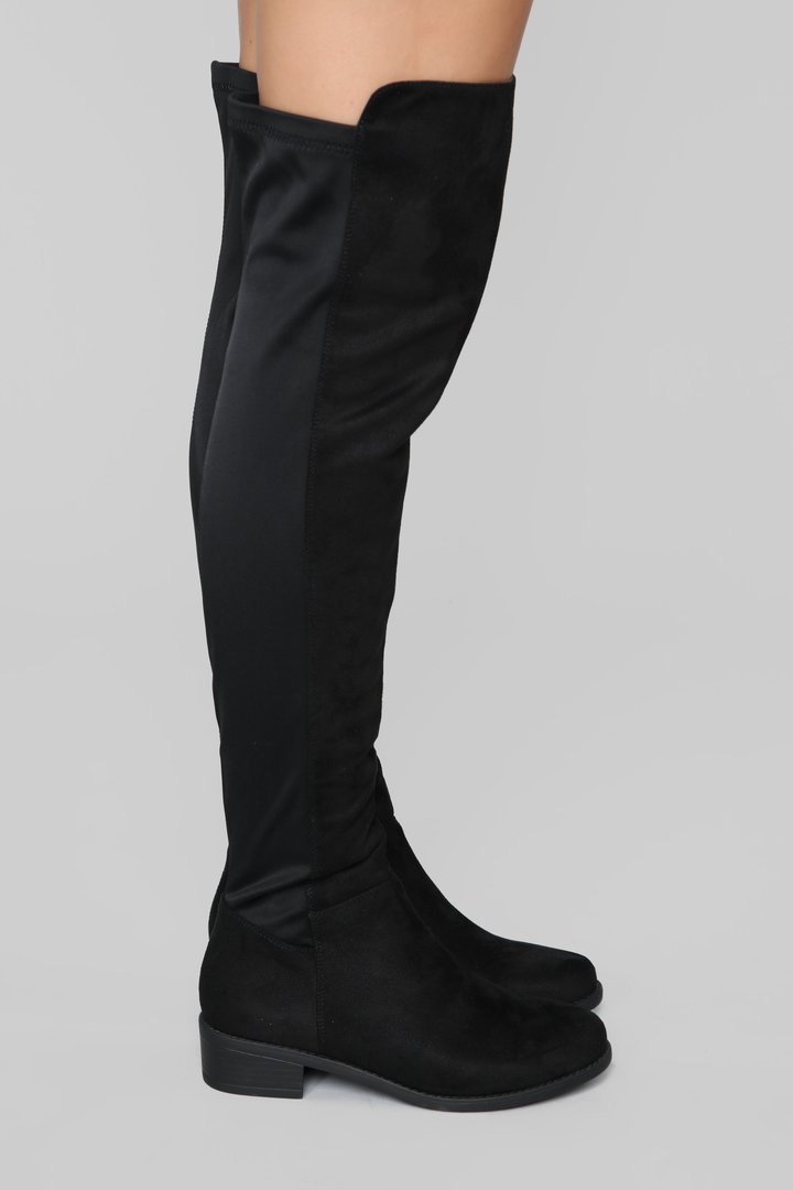 Marja Over The Knee Boot - Black