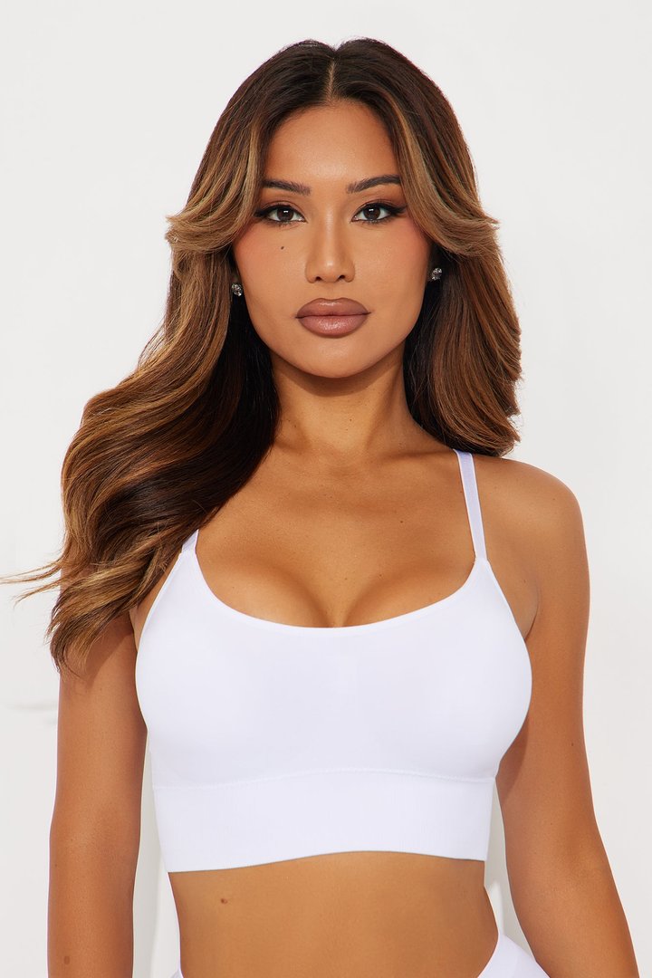 Smooth And Ready Seamless Cami Bralette - White