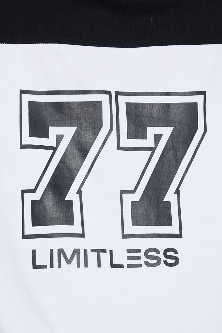 Half Time Oversized Tee - White/combo