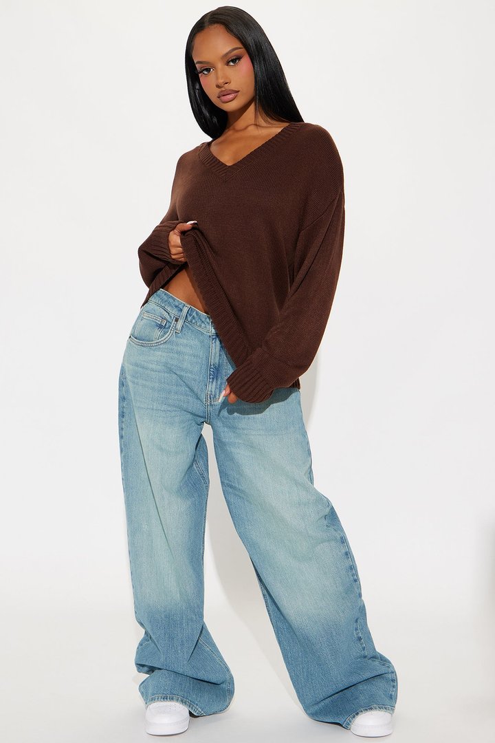 My Favorite Oversized Sweater - Chocolate