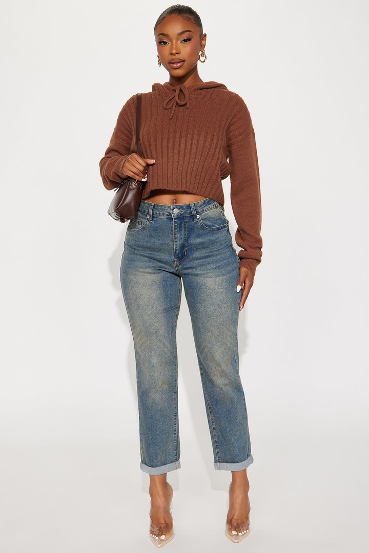 Coco Hooded Sweater - Mocha