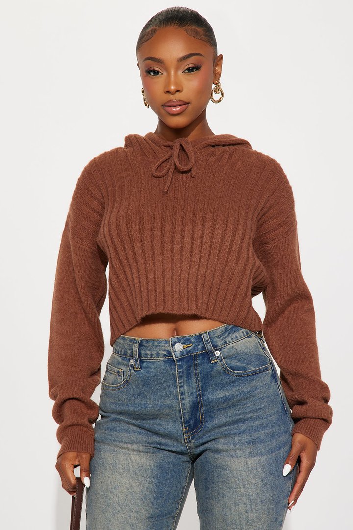 Coco Hooded Sweater - Mocha