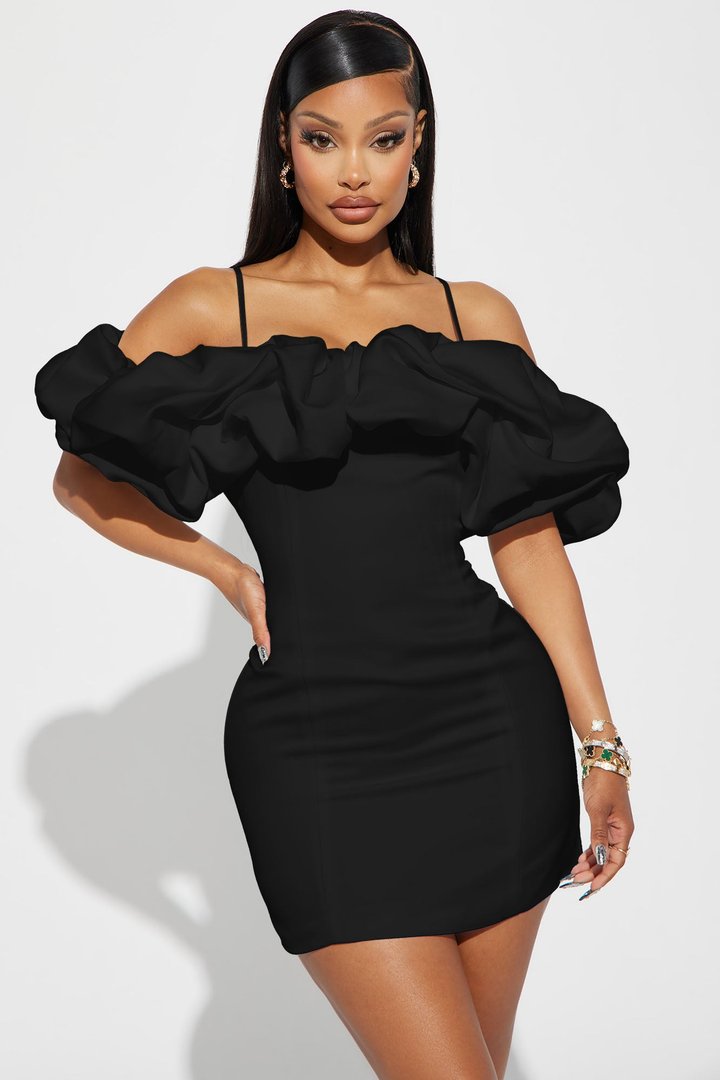 Lola Mini Dress - Black