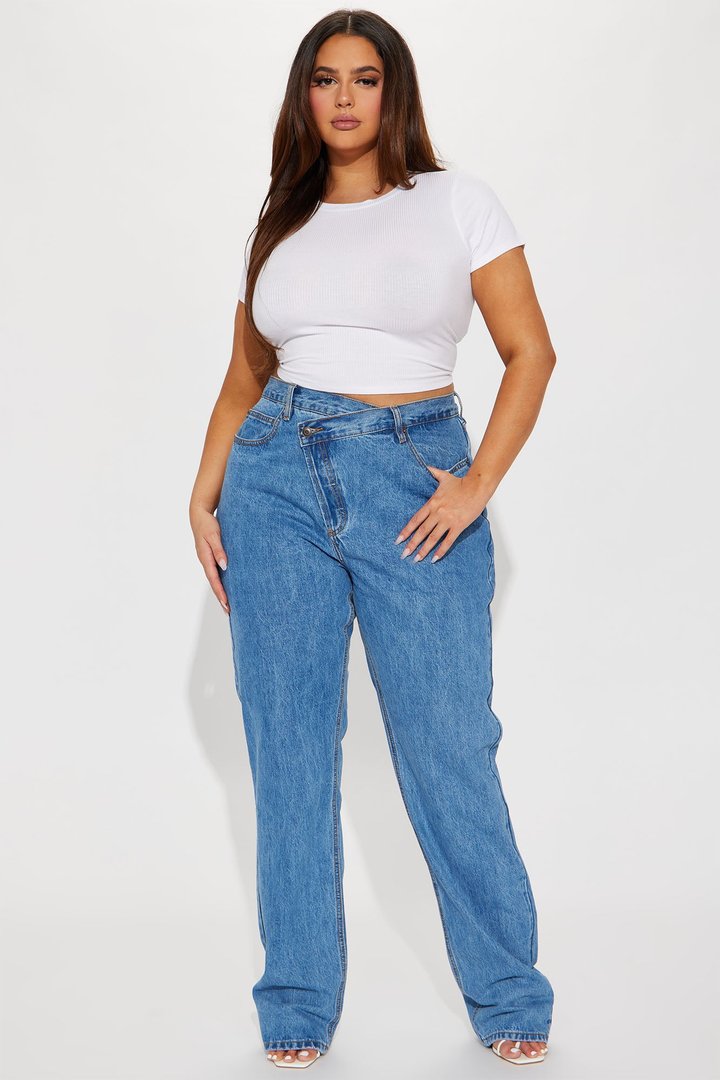 Serai Crew Neck Top - White