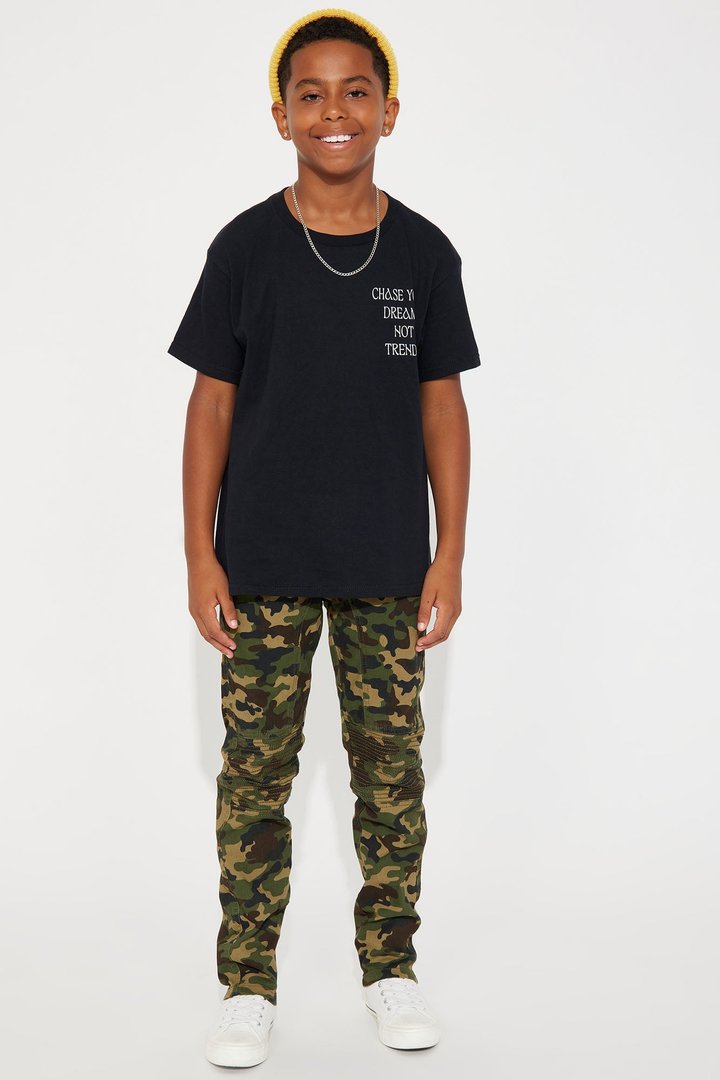 Mini Chase Your Dreams Short Sleeve Tee - Black