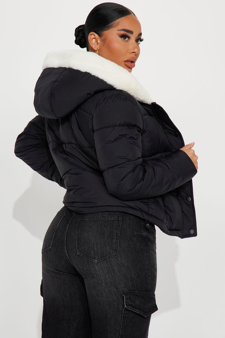 Cozied Up Jacket - Black