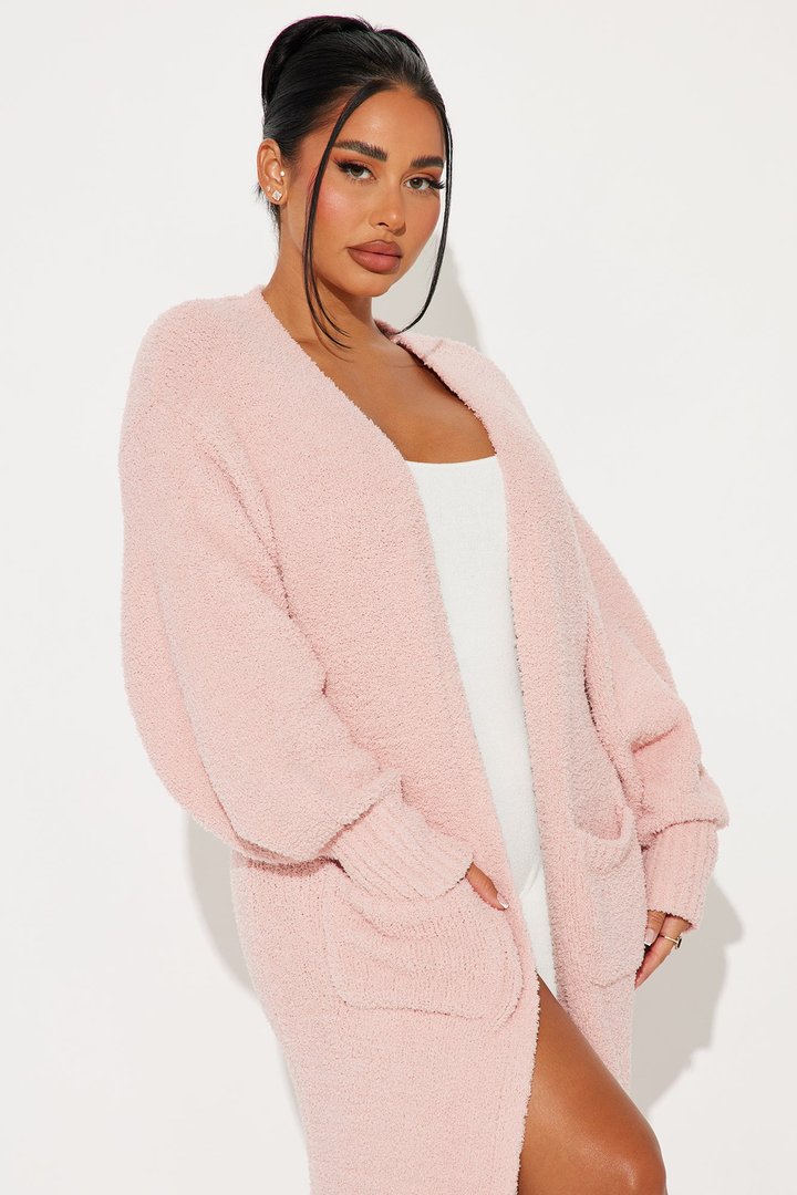 Living In It Cardigan - Pink