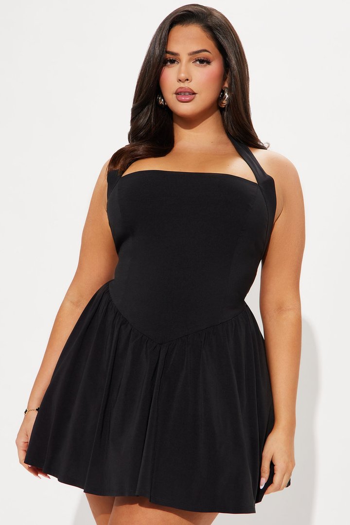 Noble Mini Dress - Black