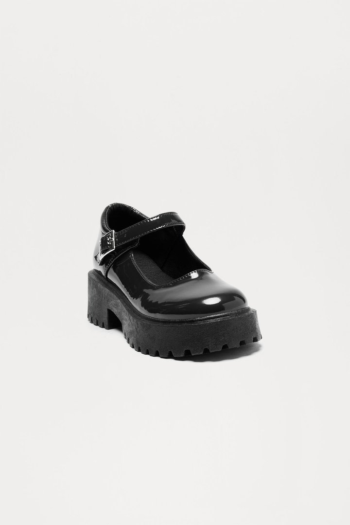 Kayce Platform Loafers - Black