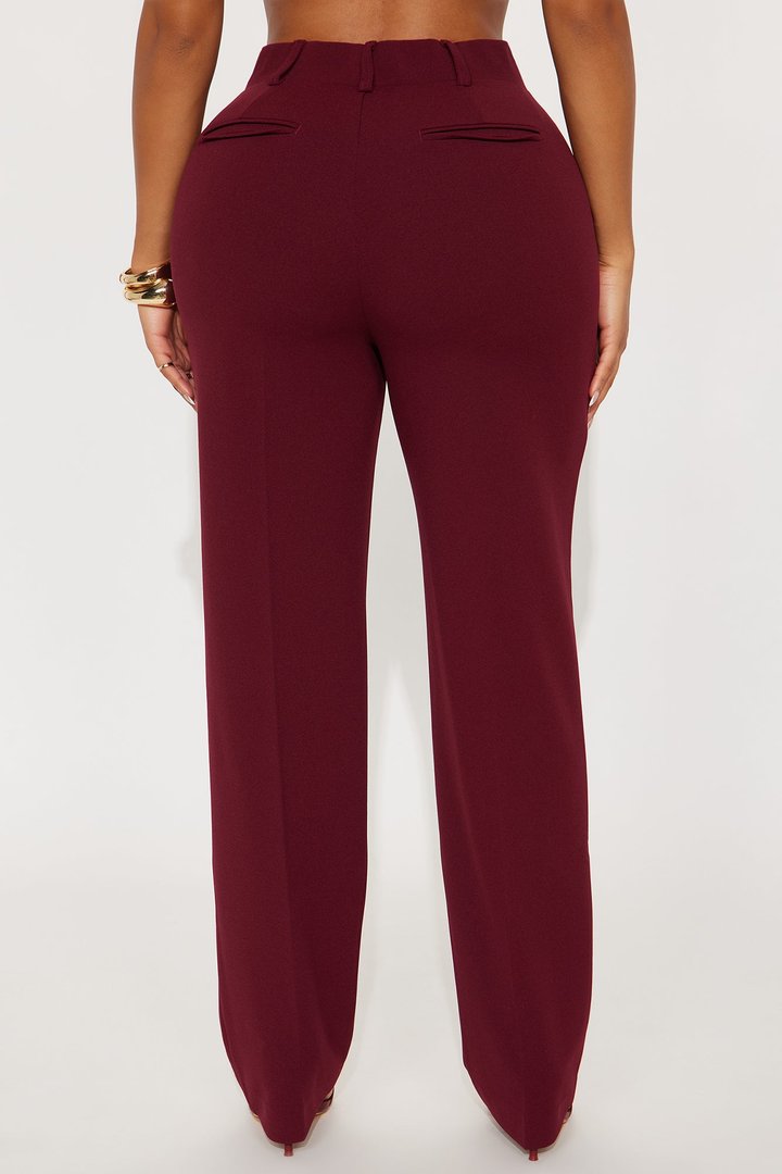 Mission Accomplished Trouser - Burgundy