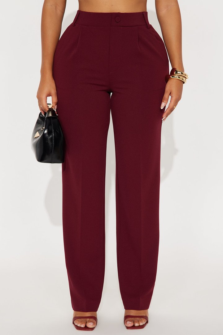 Mission Accomplished Trouser - Burgundy