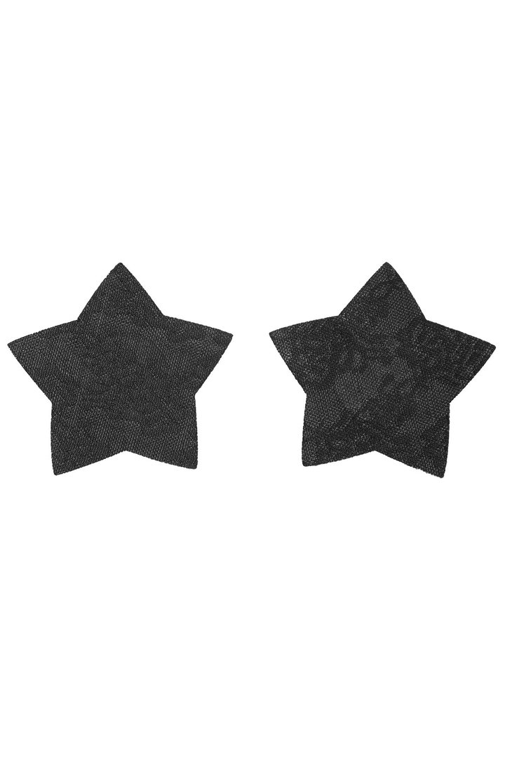 Star Of The Night Pasties 3 Pack - Black