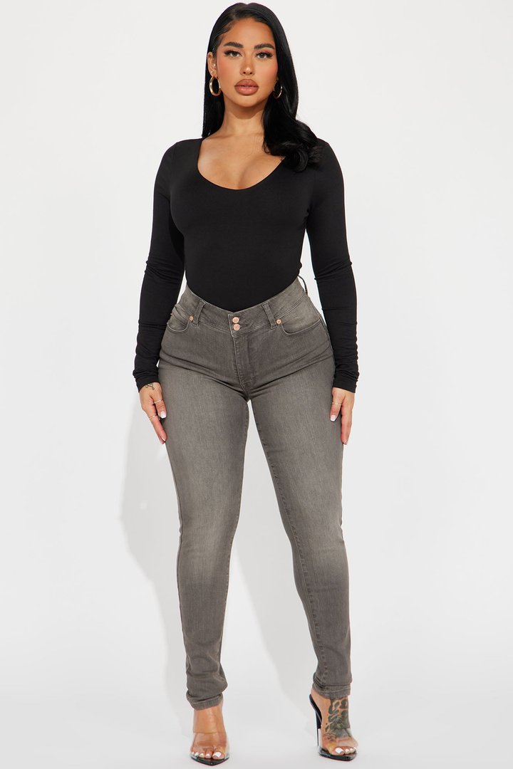 Myra Double Lined Bodysuit - Black