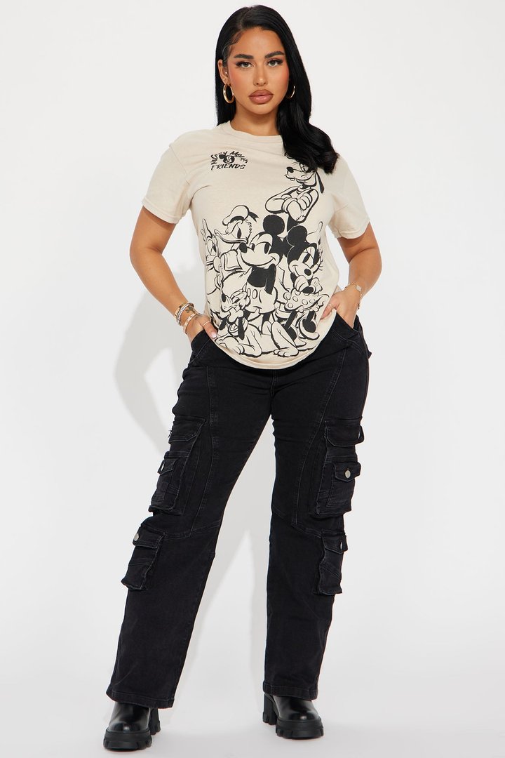 Mickey Mouse Sensational Six Tshirt - Sand