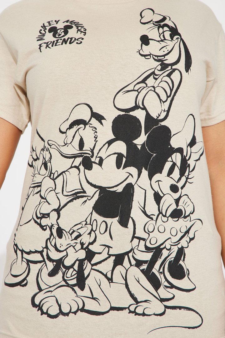 Mickey Mouse Sensational Six Tshirt - Sand